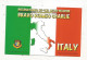 Cp , Carte QSL 4 Pages,  BRAVO ROMEO CHARLIE, International DX - SWL Group Belgium, ITALY, ITALIE,  2 Scans - Radio Amatoriale