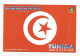 Cp , Carte QSL 4 Pages,  BRAVO ROMEO CHARLIE, International DX - SWL Group Belgium, TUNISIA, TUNISIE,  2 Scans - Radio Amateur