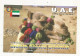 Cp , Carte QSL 4 Pages,  BRAVO ROMEO CHARLIE, International DX - SWL Group Belgium, UNITED ARAB EMIRATES,  2 Scans - Radio Amatoriale