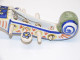 Delcampe - -GEO MARTEL GRAND VIOLON EN FAIENCE POLYCHROME DECOR ROUENNAIS XXe - Desvres (FRA)