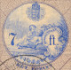 1891 1894 Hungary Croatia Slovakia Vojvodina Serbia Romania Transylvania K.u.k Kuk - Revenue Tax 7 Ft. 1896 - Angel Rose - Fiscales