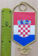Croatia Basketball Federation PENNANT, SPORTS FLAG ZS 3/12 - Habillement, Souvenirs & Autres