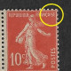 Delcampe - France N°138** 2 Paires, Millésime 6, Sur Papiers De Nuances Différentes Avec Variété Constante. - Unused Stamps