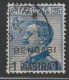 BENGASI - Bureau Italien : N°2 Obl (1911) 1 Pi Sur 25c Bleu - Cirenaica