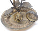 Delcampe - -ANCIEN PETIT BOUGEOIR A MAIN FLEUR BRONZE COLLECTION DECO BOUGIE   E - Kandelaars, Kandelaars & Kandelaars