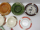 *LOT De 14 CENDRIERS PUB BISTROT PORCELAINE OPALINE PINEAU COGNAC CUSENIER   E - Porcelain