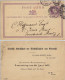 GB - 1877 - 1/2d Lilac Re-Printed Postal Card Mi.P2 Cancelled LONDON NW Duplex (NW15) To London E.C. - Postwaardestukken