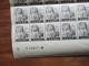 Saarland 1947 Mi-Nr.226 II ** / Postfrisch Kompletter Bogen Mit Druckdatum Und Mit Abklatsch Rückseitig! Abart! - Unused Stamps