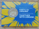 Lithuania Together With Ukraine, SLAVA Ukraine 2 Euro !!! Coin CARD !!!  2023 Year - BU - Lituania