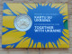 Lithuania Together With Ukraine, SLAVA Ukraine 2 Euro !!! Coin CARD !!!  2023 Year - BU - Lithuania