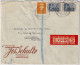 PAYS-BAS / THE NETHERLANDS - 1952 - Express Cover From AMSTERDAM-Central Station To MANCHESTER, England - Very Fine - Briefe U. Dokumente