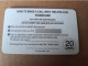 GREAT BRITAIN   20 UNITS   / EURO BILJETS/ 500 EURO FRONT     /PHONECARD/ (date 11/98)  PREPAID CARD / MINT **12970** - [10] Colecciones