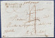 LETTRE Marque " PONTALLIER S SAONE " En BOURGOGNE Lenain N°1 (1789)+ PORT PAYE Manuscrit + Taxe 4 Barrée Pour TIL CHATEL - ....-1700: Précurseurs