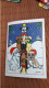 Christmas Card New With Folder New 2 Scans Rare - Natale