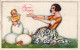 CARTOLINA FP SPEDITA NEL 1926 E ILLUSTRATA DA BUSI - BUONA PASQUA - Busi, Adolfo