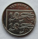 2014 10 Ten Pence; United Kingdom; England; Great Britain; Circulated - 10 Pence & 10 New Pence