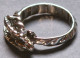 Jolie BAGUE Lézard Argenté - Taille 9 -Diamètre Intérieur (pour Le Doigt) : Environ 19 Mm - "neuf De Stock" - Vers 2000 - Ringe