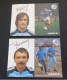 LOT DE 5 CARTES JOUEURS DE FOOTBALL  ANNEE 1979 - Soccer