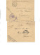 MAROC - 2 LETTRES CORPS DE DEBARQUEMENT DE CASABLANCA -REGIEMENT D'ARTILLERIE - ANNEE 1907-1908 - Lettres & Documents