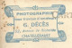 Cp, Carte Photo G. Décés , CHATELLERAULT,  Foire, Vierge - Foires