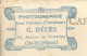 Cp, Carte Photo G. Décés , CHATELLERAULT,  Foire, Vierge - Foires