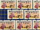 2023 LUNAR NEW YEAR OF THE RABBIT KLUSSENDORF MACHINE ATM LABELS COMPLETE SET OF 11. - Automaten