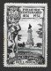 Portugal Vignette Ass. Commerciale Lisbonne Estátua Marques De Pombal Statue Marquis De Pombal 1934 Lisbon Cinderella - Local Post Stamps