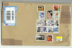 IRLAND IRELAND 2023 Self-made Registered Cover To Estonia With Many Nice Stamps - Cartas & Documentos