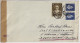 PAYS-BAS / THE NETHERLANDS - 1949 Mi.479 (x2) & Mi.609 On Censored Cover From TILBURG To SIMONSWOLDE, Germany - Storia Postale