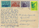 PAYS-BAS / THE NETHERLANDS - 1959 Mi.730, 731, 732 & 733 On Card From ROTTERDAM To EIDSVAG, MESSET, Norway - Cartas & Documentos