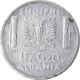 Monnaie, Albania, Vittorio Emanuele III, 0.20 Lek, 1941, Rome, TTB, Stainless - Albanien