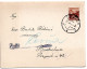 64680 - Slowakei - 1943 - 30h Javorina EF A Falt-Todesanzeige LEVOCA -> BRATISLAVA, An Abs Zurueck - Lettres & Documents