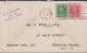 1931. CUBA 1 + 2 C On Small Cover To Boston, Mass Maschine-cancelled HABANA, CUBA JUN 13 1... (Michel 39, 40) - JF438121 - Nuovi