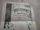 Programme Illustré Par J.L.Forain Plis D'archivage Tableaux Vivants 03/03/1880 Fête Du Monde Parisien 24X 31 Environs - Programma's