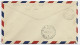 NOUVELLE CALEDONIE PA 8FR SEUL LETTRE COVER AVION NOUMEA 26 FEVR 1947 VOIS PANAIE AUSTRALIE PREMIERE LIAISON AERIENNE - Storia Postale