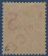 Nouvelle Caledonie N°110c* +5c Sur 10c Rouge Variété Surcharge Incomplète Sans La Croix Ni Le N Tres Frais TTB - Unused Stamps