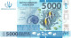 French Pacific Territories 5000 Francs CFP 2014 Unc Pn 7 - French Pacific Territories (1992-...)