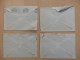 LOT DE 4 ENVELOPPES SUEDE 1956 - 1930- ... Franqueo II