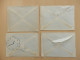 LOT DE 4 ENVELOPPES SUEDE 1956 - 1930- ... Rouleaux II