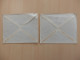 LOT DE 2 ENVELOPPES DANEMARK 1956 - Machines à Affranchir (EMA)