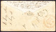 1856 Ausgeschnittene 6d Marke Auf Taxiertem Kleinen Brief Nach GEELONG, Australien. Briefklappe Fehlt. - Covers & Documents