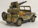 Delcampe - Jeep U.S. Army 25901 Made In Japan - Giocattolo Latta Batteria - Vintage - Sonstige & Ohne Zuordnung