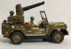 Delcampe - Jeep U.S. Army 25901 Made In Japan - Giocattolo Latta Batteria - Vintage - Altri & Non Classificati