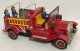 S.H Made In Japan Fire Truck - Pompieri - Giocattolo Latta Batteria - Vintage - Sonstige & Ohne Zuordnung