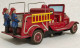 Delcampe - S.H Made In Japan Fire Truck - Pompieri - Giocattolo Latta Batteria - Vintage - Sonstige & Ohne Zuordnung