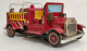 Delcampe - S.H Made In Japan Fire Truck - Pompieri - Giocattolo Latta Batteria - Vintage - Sonstige & Ohne Zuordnung