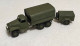 Modellino Camion Militare Con Carrello In Metallo - Andere & Zonder Classificatie