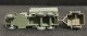 Delcampe - Modellino Camion Militare Con Carrello In Metallo - Autres & Non Classés