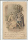 46 Lot Cachet Bretenoux Pour Figeac 1901 Couple Illustré Signé ,scène  Renaissance - Bretenoux