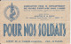 1950 ENV. - CARNET De 20 VIGNETTES "POUR NOS SOLDATS" - COLLEES à L'INTERIEUR - Blocchi & Libretti
